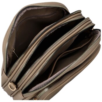 Dámska crossbody kabelka béžová - Firenze Annika