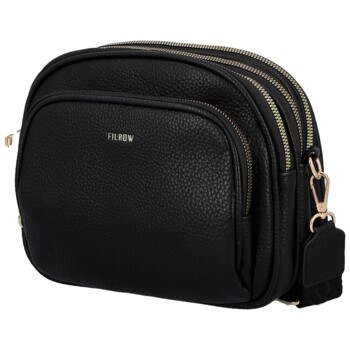 Dámska crossbody kabelka čierna - Firenze Annika