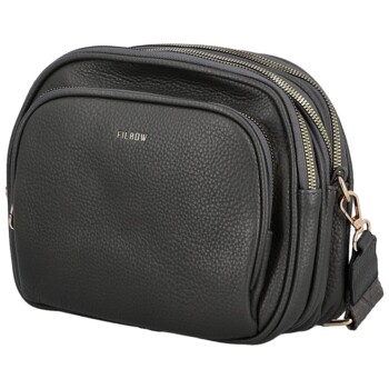 Dámska crossbody kabelka tmavo šedá - Firenze Annika