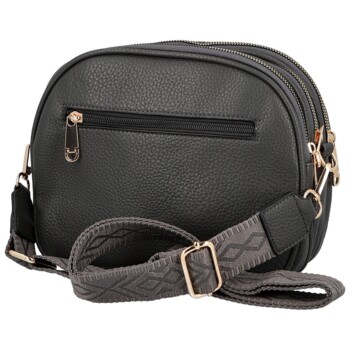 Dámska crossbody kabelka tmavo šedá - Firenze Annika