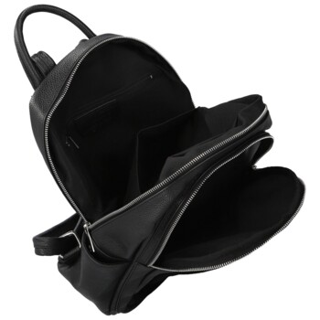 Dámsky kožený batoh čierny - Delami Vera Pelle Naoto