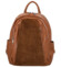Dámsky kožený batoh koňakový - Delami Vera Pelle Naoto
