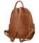 Dámsky kožený batoh koňakový - Delami Vera Pelle Naoto