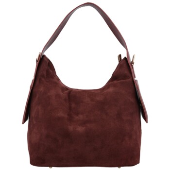 Dámska kabelka na rameno vínová - Delami Vera Pelle Mimmi
