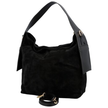 Dámska kabelka na rameno čierna - Delami Vera Pelle Mimmi