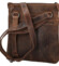 Kožená crossbody taška khaki - Greenwood Seraf