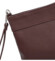 Dámska kožená crossbody kabelka tmavo vínová - Delami Vera Pelle Denica