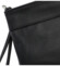 Dámska kožená crossbody kabelka čierna - Delami Vera Pelle Denica
