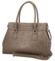 Dámska kožená kabelka do ruky taupe - Delami Vera Pelle Arjana