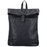 Dámsky kožený batoh tmavo modrý - Delami Vera Pelle Jorge