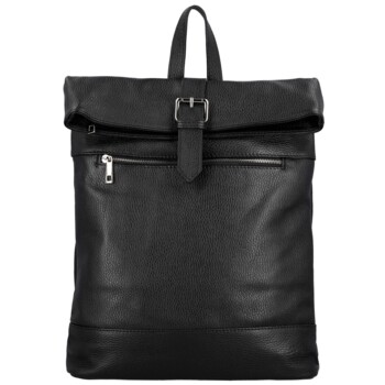 Dámsky kožený batoh čierny - Delami Vera Pelle Jorge