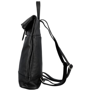 Dámsky kožený batoh čierny - Delami Vera Pelle Jorge