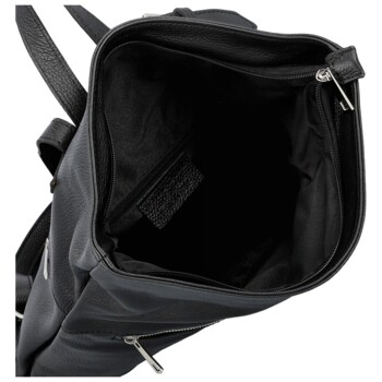 Dámsky kožený batoh čierny - Delami Vera Pelle Jorge