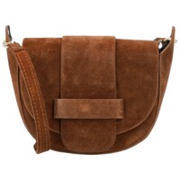 Dámska kožená crossbody kabelka koňaková - Delami Vera Pelle Ylla