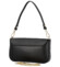 Dámska kožená kabelka na rameno čierna - Delami Vera Pelle Aksely