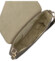 Dámska kožená kabelka na rameno taupe - Delami Vera Pelle Aksely