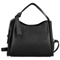 Dámska kožená kabelka do ruky čierna - Delami Vera Pelle Mija