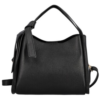 Dámska kožená kabelka do ruky čierna - Delami Vera Pelle Mija