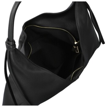 Dámska kabelka na rameno čierna - Delami Vera Pelle Lionela