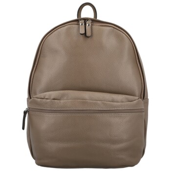 Dámsky kožený batoh taupe - Delami Vera Pelle Archie