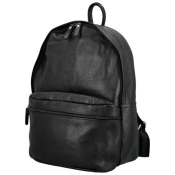 Dámsky kožený batoh čierny - Delami Vera Pelle Archie