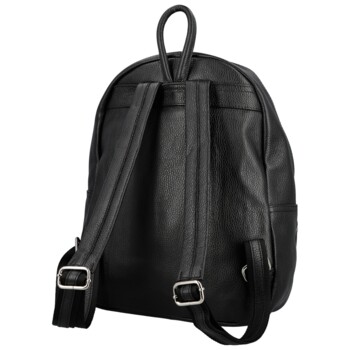 Dámsky kožený batoh čierny - Delami Vera Pelle Archie