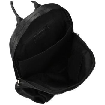 Dámsky kožený batoh čierny - Delami Vera Pelle Archie