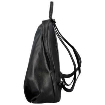 Dámsky kožený batoh čierny - Delami Vera Pelle Ricardo