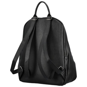 Dámsky kožený batoh čierny - Delami Vera Pelle Ricardo