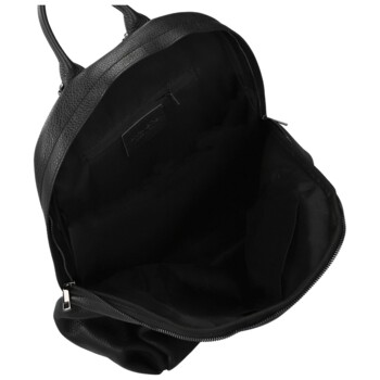 Dámsky kožený batoh čierny - Delami Vera Pelle Ricardo