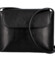 Dámska kožená crossbody kabelka čierna - Delami Vera Pelle Walli
