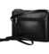 Dámska kožená crossbody kabelka čierna - Delami Vera Pelle Walli