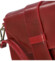 Dámska kožená crossbody kabelka vínová - Delami Vera Pelle Lajla