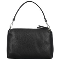 Dámska kožená kabelka na rameno čierna - Delami Vera Pelle Sussan