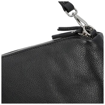 Dámska kožená kabelka na rameno čierna - Delami Vera Pelle Sussan