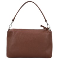 Dámska kožená kabelka na rameno tmavo hnedá - Delami Vera Pelle Sussan