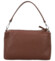 Dámska kožená kabelka na rameno tmavo hnedá - Delami Vera Pelle Sussan