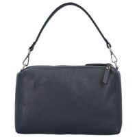 Dámska kožená kabelka na rameno tmavo modrá - Delami Vera Pelle Sussan