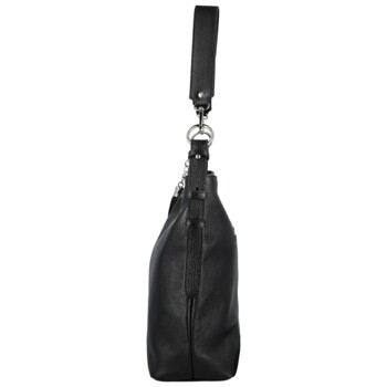 Dámska kožená kabelka do ruky čierna - Delami Vera Pelle Ameli