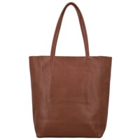 Dámska kožená kabelka na rameno hnedá - Delami Vera Pelle Saniela