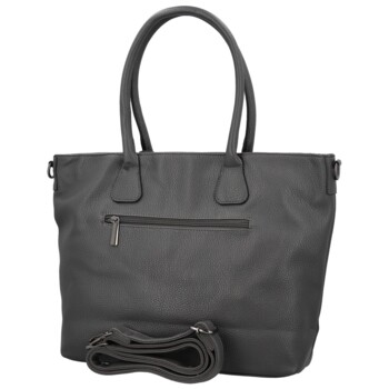 Dámska kabelka cez rameno tmavo šedá - Paolo bags Iljana