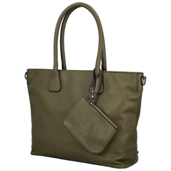 Dámska kabelka cez rameno tmavo zelená - Paolo bags Iljana