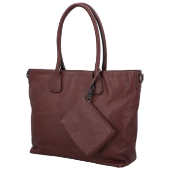 Dámska kabelka cez rameno tmavo vínová - Paolo bags Iljana