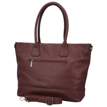 Dámska kabelka cez rameno tmavo vínová - Paolo bags Iljana