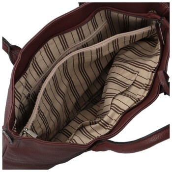 Dámska kabelka cez rameno tmavo vínová - Paolo bags Iljana