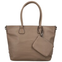 Dámska kabelka cez rameno tmavo béžová - Paolo bags Iljana