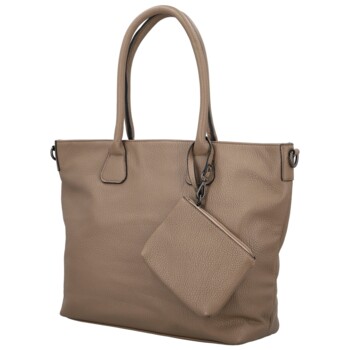 Dámska kabelka cez rameno tmavo béžová - Paolo bags Iljana