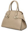 Dámska kožená kabelka do ruky béžová - Delami Vera Pelle Seia