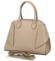 Dámska kožená kabelka do ruky béžová - Delami Vera Pelle Seia