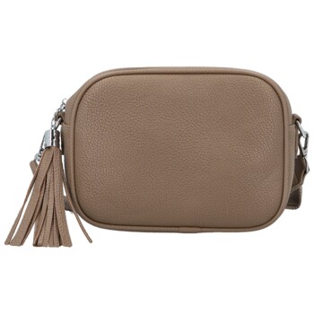Dámska crossbody kabelka tmavo béžová - Paolo bags Ilana